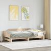 vidaXL Lit de jour et lit gigogne sans matelas 90x200 cm bois massif