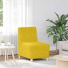 vidaXL Unit&eacute; de Sofa Modulaire Sans Accoudoirs 3 pcs Jaune