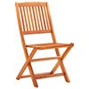 vidaXL Chaises de jardin pliables lot de 8 Bois d'eucalyptus massif