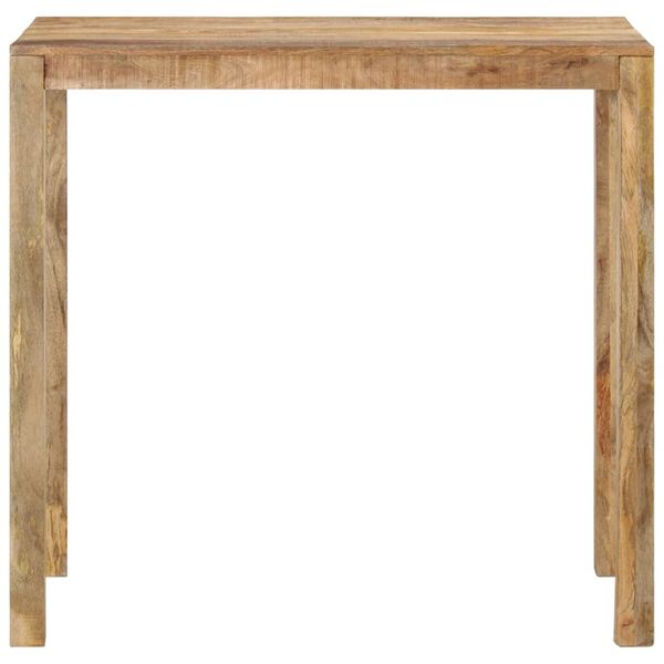 vidaXL Table de bar 112x60x108 cm Bois de manguier brut