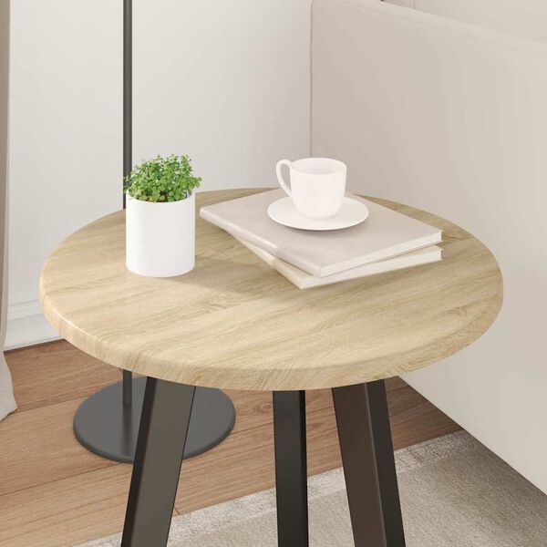 vidaXL Plateau de table Ch&ecirc;ne sonoma 40 x 40 x 1,5 cm