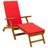 vidaXL Chaise longue inclinable et pliable 55 x 146 x 91 cm