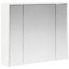vidaXL Armoire Miroir de Salle de Bain Blanc 73,5 x 16 x 62,5 cm