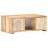 vidaXL Table basse 90x50x35 cm Bois solide de manguier