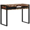 vidaXL Bureau multicolore 100x50x75 cm bois massif de r&eacute;cup&eacute;ration