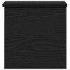 vidaXL Boîte de Rangement Chêne noir 30 x 35 x 35 cm Bois d'ingénierie