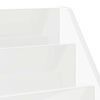 vidaXL Biblioth&egrave;que pour enfants Blanc brillant 60 x 29,5 x 69 cm