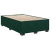 vidaXL Sommier &agrave; lattes de lit avec matelas vert fonc&eacute; 120x190 cm