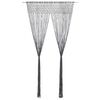 vidaXL Rideau en macramé Anthracite 140x240 cm Coton