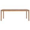 vidaXL Ensemble à manger de jardin 7 pcs Bois de teck solide