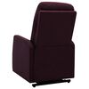 vidaXL Fauteuil de massage Violet Tissu