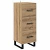 vidaXL Buffet Ch&ecirc;ne artisanal 34,5 x 34 x 90 cm