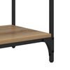 vidaXL Table console avec tiroir Ch&ecirc;ne artisanal 75 x 34,5 x 75 cm