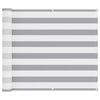 vidaXL &Eacute;cran de balcon Gris clair et blanc 90 x 400 cm
