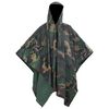vidaXL Poncho de pluie imperm&eacute;able pour camping/randonn&eacute;e Camouflage