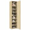 vidaXL Armoire de rangement mince ch&ecirc;ne sonoma 50x42,5x225 cm