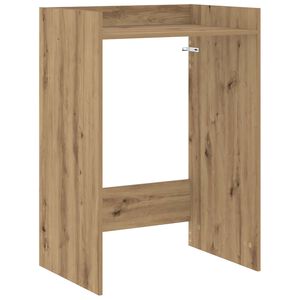 vidaXL Armoire pour machine &agrave; laver Ch&ecirc;ne artisanal 67,5 x 48 x 97 cm