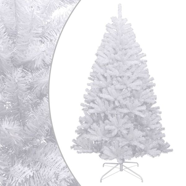 vidaXL Sapin de No&euml;l artificiel &agrave; charni&egrave;res avec neige floqu&eacute;e 270 cm
