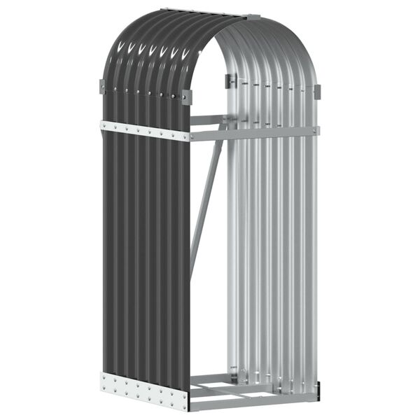 vidaXL Porte-b&ucirc;ches Anthracite 40x45x100 cm Acier galvanis&eacute;