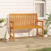 vidaXL Banc de jardin 220 cm Bois d'acacia solide