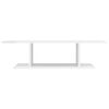 vidaXL Meuble TV mural Blanc brillant 103x30x26,5 cm