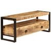 vidaXL Meuble TV 120x35x45 cm Bois solide de manguier