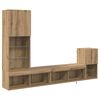vidaXL Meubles TV muraux 4 pc Ch&ecirc;ne artisanal Bois d'ing&eacute;nierie