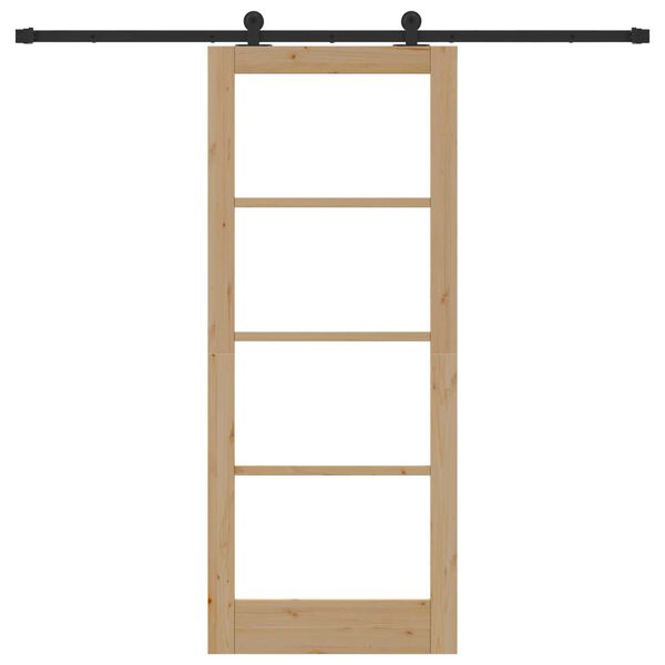 vidaXL Porte coulissante ORKDAL Naturel 83 x 202 cm