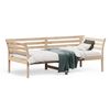 vidaXL Lit de jour sans matelas 90x190 cm bois de pin massif
