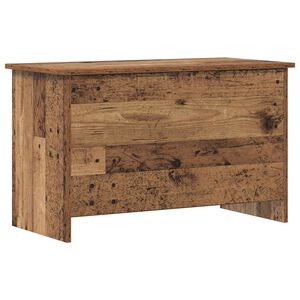 vidaXL Coffre de rangement avec stockage Bois ancien 80 x 40 x 50 cm