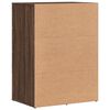 vidaXL Buffets 2 pcs ch&ecirc;ne marron 59x39x80 cm bois d'ing&eacute;nierie
