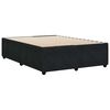 vidaXL Cadre de lit sans matelas noir 140x200 cm velours