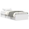 vidaXL Cadre de lit sans matelas blanc 90x200 cm