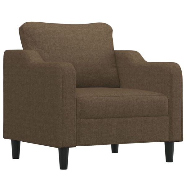 vidaXL Fauteuil Marron 60 cm Tissu