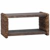 vidaXL Table d'appoint Naturel 44.5 x 45 x 45 cm