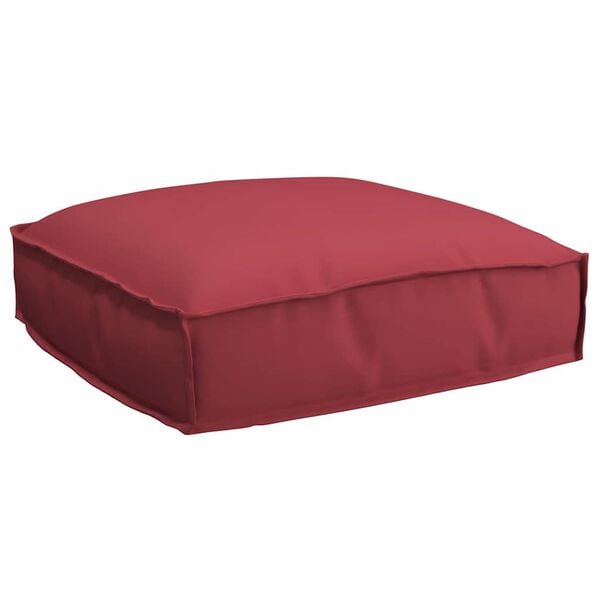 vidaXL Coussin Bordeaux 50 x 50 x 12 cm Tissu Oxford