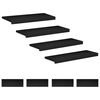 vidaXL Marches d'escalier 8 pi&egrave;ces 70 x 25 x 2 cm Noir