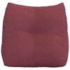 vidaXL Coussin de Dos Bordeaux 45 x 24 x 50 cm tissu