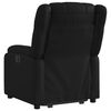 vidaXL Fauteuil inclinable Noir Similicuir