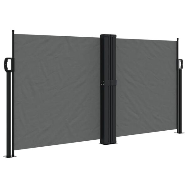 vidaXL Auvent lat&eacute;ral r&eacute;tractable anthracite 120x1200 cm