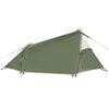 vidaXL Tente de camping tunnel 2 personnes vert imperm&eacute;able