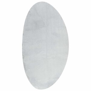 vidaXL Tapis HUARTE Gris 80 x 150 cm Polyester