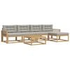 vidaXL Ensemble de canap&eacute;s d'ext&eacute;rieur 6 pc 5 place