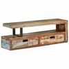 vidaXL Meuble TV (118-200) x 30 x 40 cm en bois massif recyclé