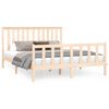 vidaXL Cadre de lit sans matelas 150x200 cm bois massif de pin