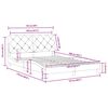 vidaXL Cadre de lit sans matelas rose 120x200 cm velours