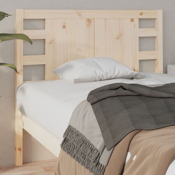 vidaXL T&ecirc;te de lit 96x4x100 cm Bois massif de pin