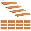 vidaXL Marches d'escalier 16 pi&egrave;ces 70 x 30 x 2 cm Marron Clair
