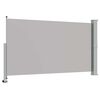 vidaXL Auvent lat&eacute;ral r&eacute;tractable de patio 140 x 300 cm Gris