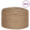 vidaXL Corde de jute 25 m de long 12 mm d'&eacute;paisseur